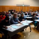 ８０人が脳力テストに挑戦