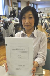 被災地保健師の思い代弁　市職員、課題を修士論文に